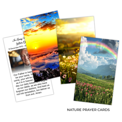 Nature Themed Prayer Cards